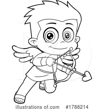 Royalty-Free (RF) Cupid Clipart Illustration by Hit Toon - Stock Sample #1788214