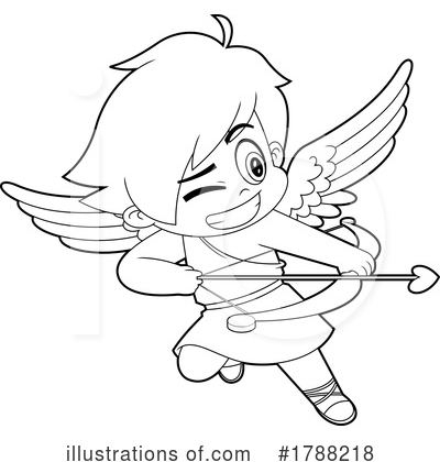 Royalty-Free (RF) Cupid Clipart Illustration by Hit Toon - Stock Sample #1788218