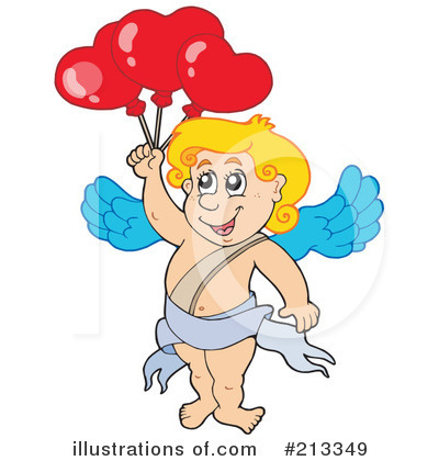 Royalty-Free (RF) Cupid Clipart Illustration by visekart - Stock Sample #213349