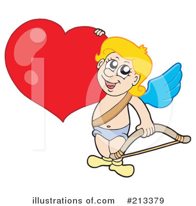 Royalty-Free (RF) Cupid Clipart Illustration by visekart - Stock Sample #213379
