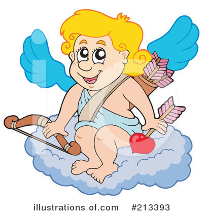 Royalty-Free (RF) Cupid Clipart Illustration by visekart - Stock Sample #213393