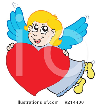Royalty-Free (RF) Cupid Clipart Illustration by visekart - Stock Sample #214400