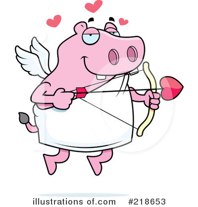 Royalty-Free (RF) Cupid Clipart Illustration by Cory Thoman - Stock Sample #218653