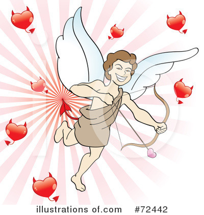 Royalty-Free (RF) Cupid Clipart Illustration by cidepix - Stock Sample #72442