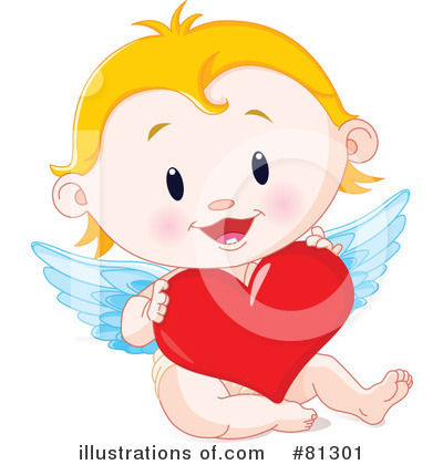 Royalty-Free (RF) Cupid Clipart Illustration by Pushkin - Stock Sample #81301