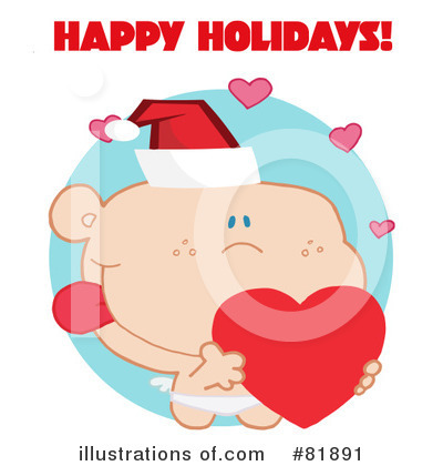 Royalty-Free (RF) Cupid Clipart Illustration by Hit Toon - Stock Sample #81891