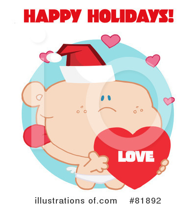 Royalty-Free (RF) Cupid Clipart Illustration by Hit Toon - Stock Sample #81892