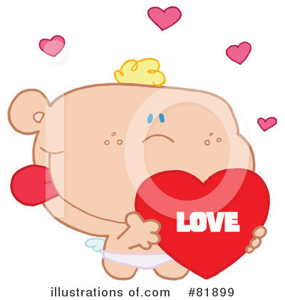 Royalty-Free (RF) Cupid Clipart Illustration by Hit Toon - Stock Sample #81899