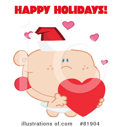 Royalty-Free (RF) Cupid Clipart Illustration by Hit Toon - Stock Sample #81904