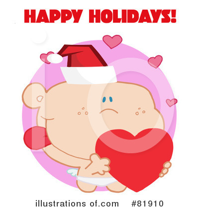 Royalty-Free (RF) Cupid Clipart Illustration by Hit Toon - Stock Sample #81910