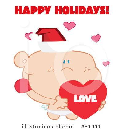 Royalty-Free (RF) Cupid Clipart Illustration by Hit Toon - Stock Sample #81911