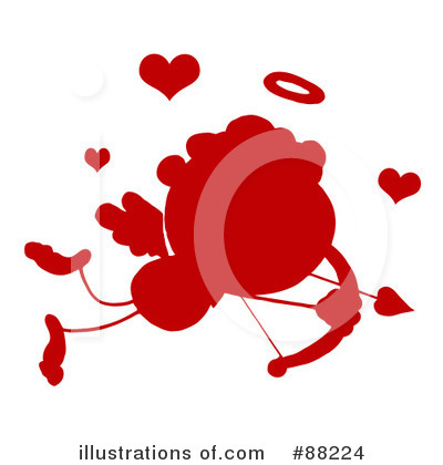 Royalty-Free (RF) Cupid Clipart Illustration by Hit Toon - Stock Sample #88224