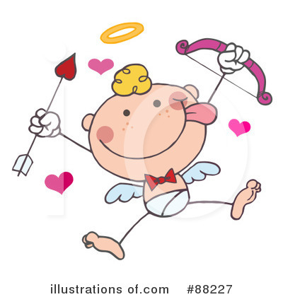 Royalty-Free (RF) Cupid Clipart Illustration by Hit Toon - Stock Sample #88227