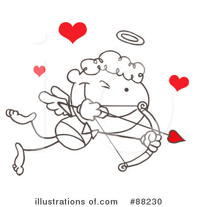 Royalty-Free (RF) Cupid Clipart Illustration by Hit Toon - Stock Sample #88230