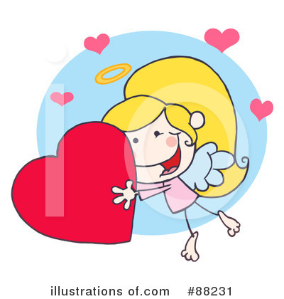 Royalty-Free (RF) Cupid Clipart Illustration by Hit Toon - Stock Sample #88231