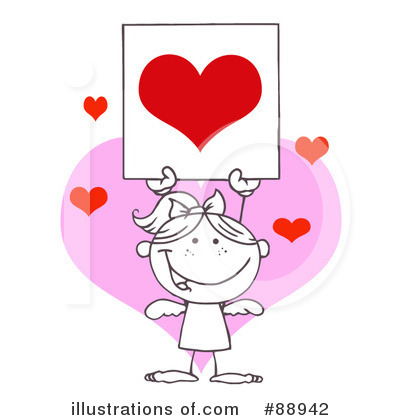 Royalty-Free (RF) Cupid Clipart Illustration by Hit Toon - Stock Sample #88942