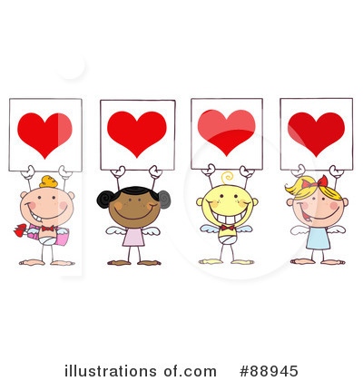 Royalty-Free (RF) Cupid Clipart Illustration by Hit Toon - Stock Sample #88945