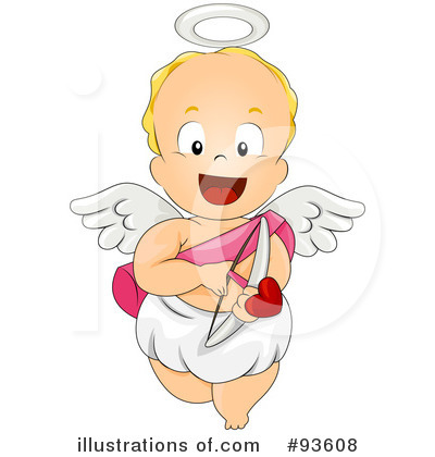 Royalty-Free (RF) Cupid Clipart Illustration by BNP Design Studio - Stock Sample #93608
