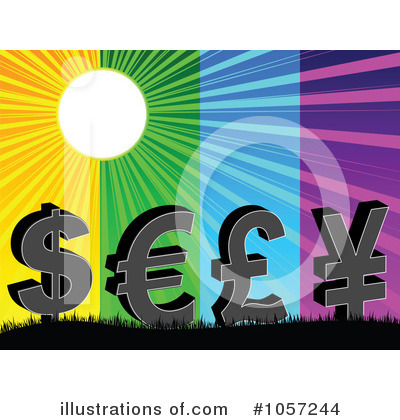 Royalty-Free (RF) Currency Clipart Illustration by Andrei Marincas - Stock Sample #1057244