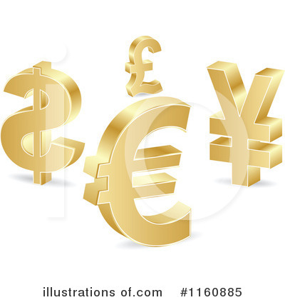 Royalty-Free (RF) Currency Clipart Illustration by Andrei Marincas - Stock Sample #1160885