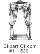 Curtains Clipart #1115301 by Prawny Vintage
