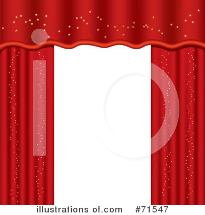 Royalty-Free (RF) Curtains Clipart Illustration by MilsiArt - Stock Sample #71547