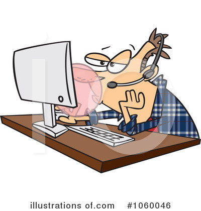 Computers Clipart #1060046 by toonaday