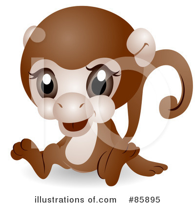 Monkey Clipart #85895 by BNP Design Studio