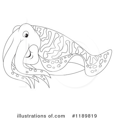 Cuttlefish Clipart #1189819 by Alex Bannykh