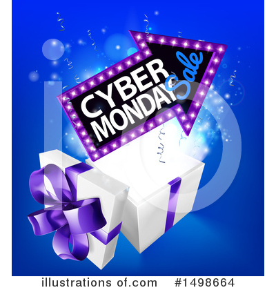 Royalty-Free (RF) Cyber Monday Clipart Illustration by AtStockIllustration - Stock Sample #1498664