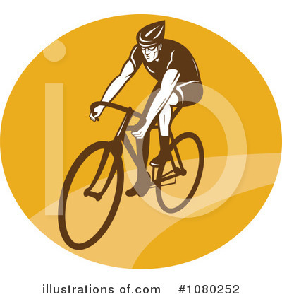 Bicycling Clipart #1080252 by patrimonio