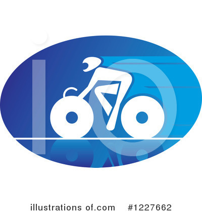 Royalty-Free (RF) Cyclist Clipart Illustration by Vector Tradition SM - Stock Sample #1227662