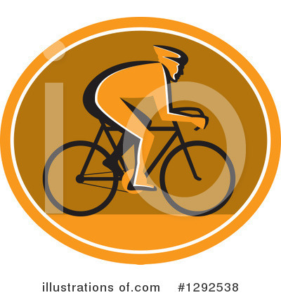 Cyclist Clipart #1292538 by patrimonio