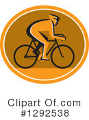 Cyclist Clipart #1292538 by patrimonio
