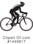 Cyclist Clipart #1449817 by patrimonio