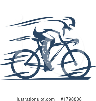 Royalty-Free (RF) Cyclist Clipart Illustration by Vector Tradition SM - Stock Sample #1798808