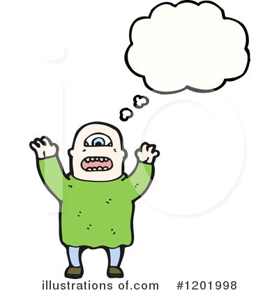 Royalty-Free (RF) Cyclops Clipart Illustration by lineartestpilot - Stock Sample #1201998