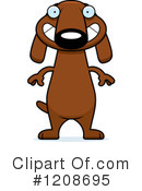 Dachshund Clipart #1208695 by Cory Thoman