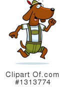 Dachshund Clipart #1313774 by Cory Thoman