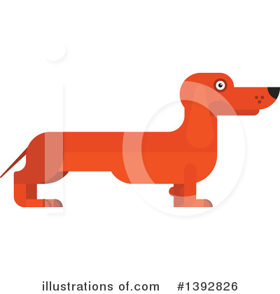 Royalty-Free (RF) Dachshund Clipart Illustration by Vector Tradition SM - Stock Sample #1392826