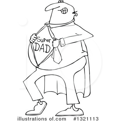 Royalty-Free (RF) Dad Clipart Illustration by djart - Stock Sample #1321113