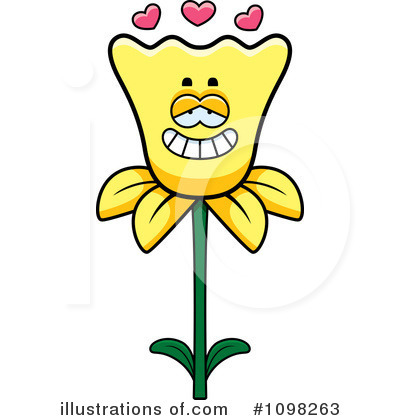 Royalty-Free (RF) Daffodil Clipart Illustration by Cory Thoman - Stock Sample #1098263
