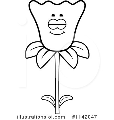 Royalty-Free (RF) Daffodil Clipart Illustration by Cory Thoman - Stock Sample #1142047