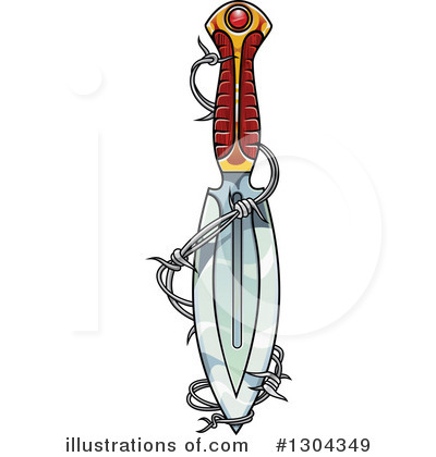 Dagger Clipart #1304349 by Vector Tradition SM