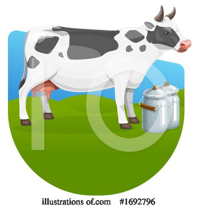 Cow Clipart #1692796 by Vector Tradition SM