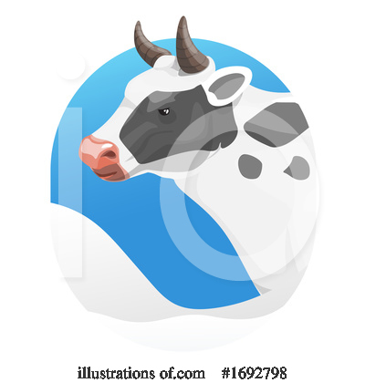 Cow Clipart #1692798 by Vector Tradition SM