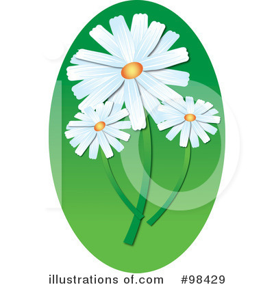 Daisies Clipart #98429 by Pams Clipart