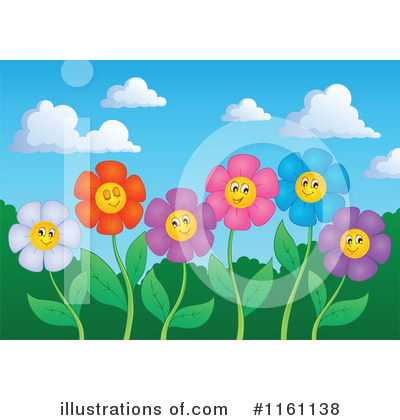 Royalty-Free (RF) Daisy Clipart Illustration by visekart - Stock Sample #1161138