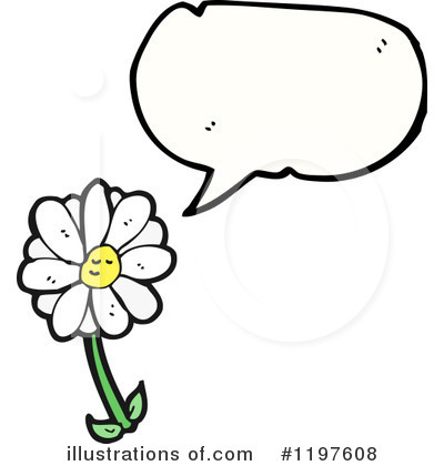 Royalty-Free (RF) Daisy Clipart Illustration by lineartestpilot - Stock Sample #1197608