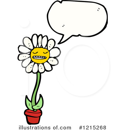 Royalty-Free (RF) Daisy Clipart Illustration by lineartestpilot - Stock Sample #1215268